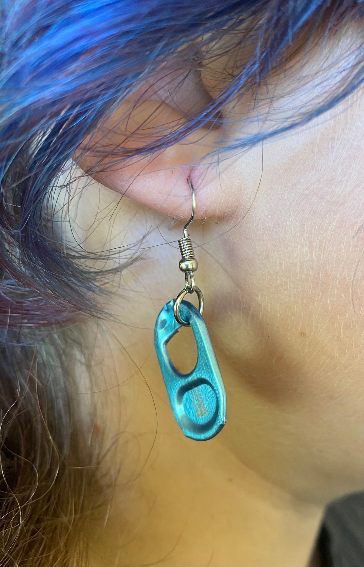 Soda tab earrings