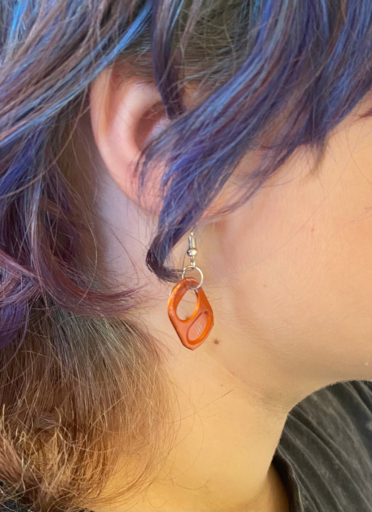 Soda tab earrings