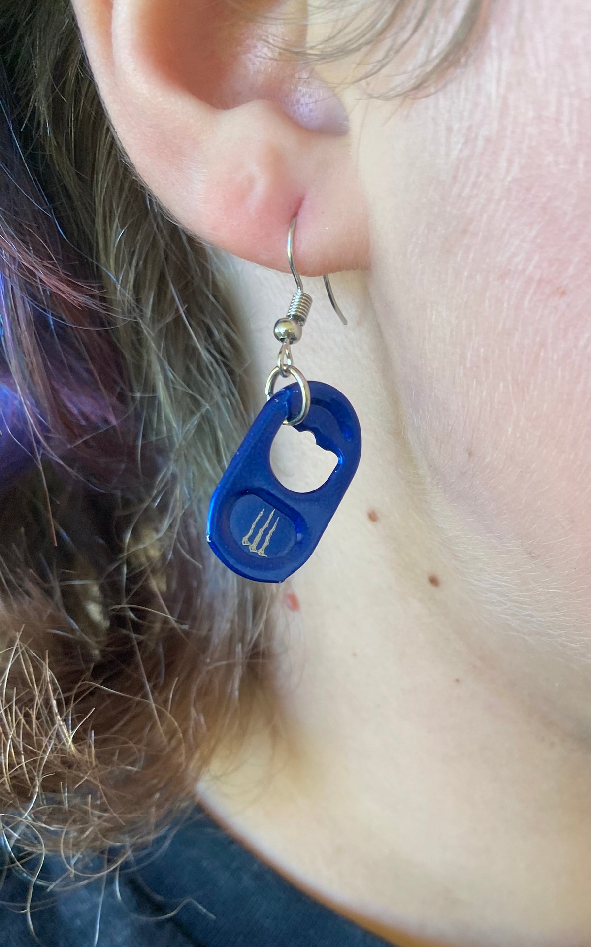 Soda tab earrings