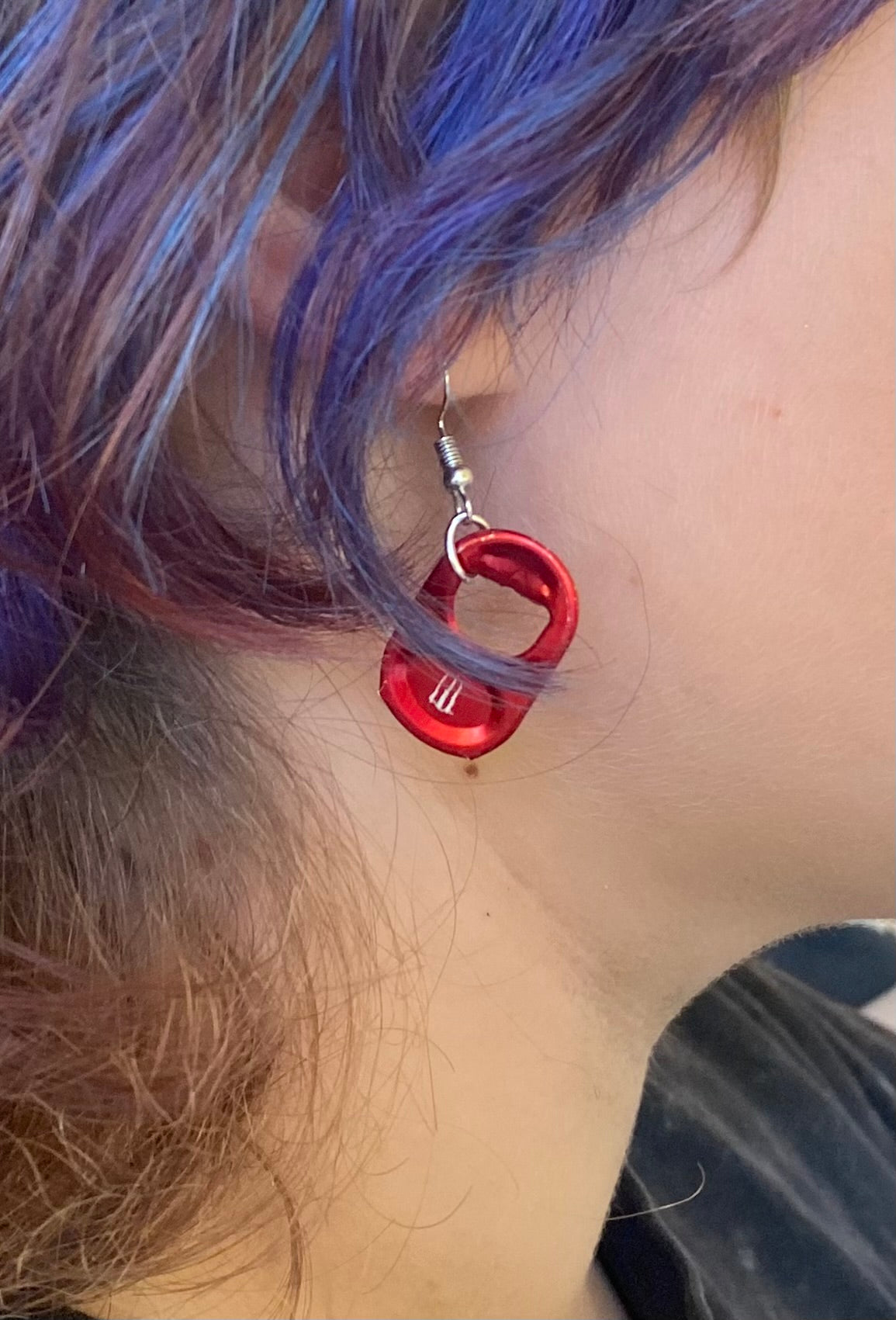 Soda tab earrings