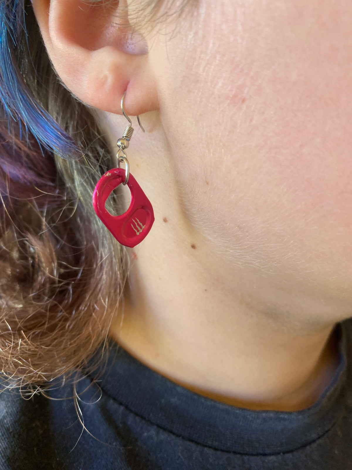 Soda tab earrings