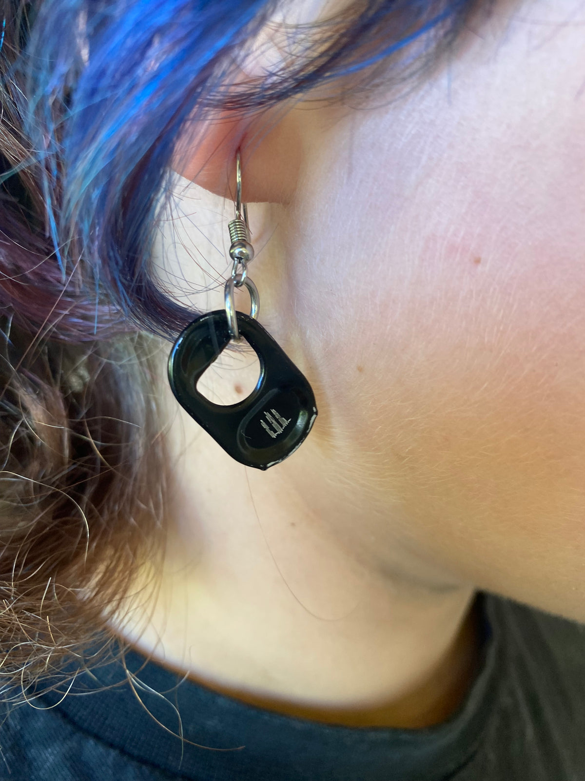 Soda tab earrings